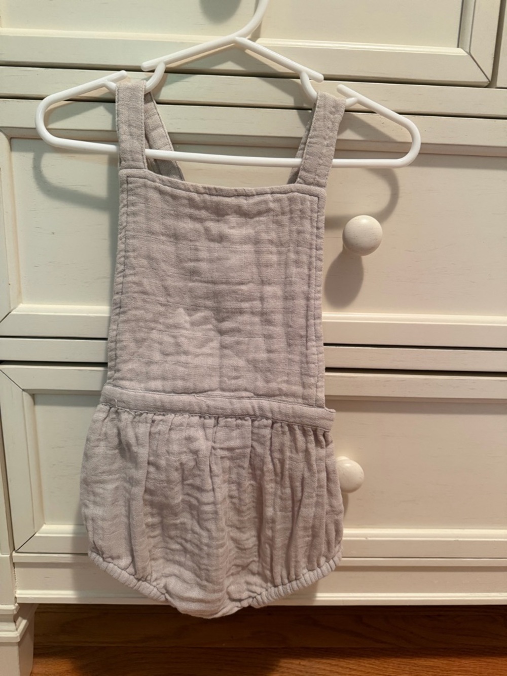 Jamie Kay cream Gauze Baby Romper